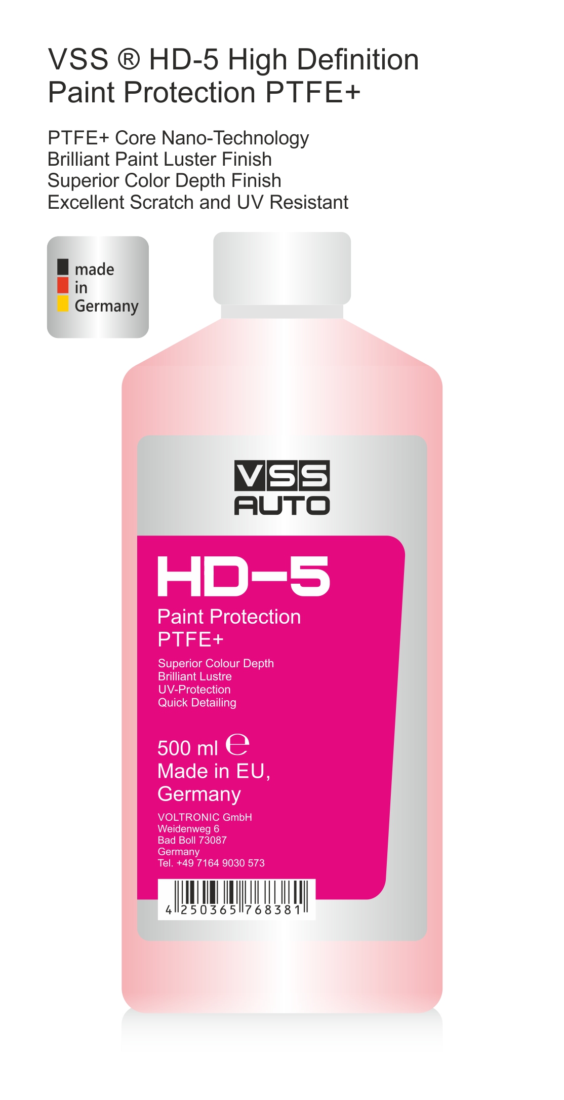 VSS HD-5 High Definition Paint Protection PTFE+