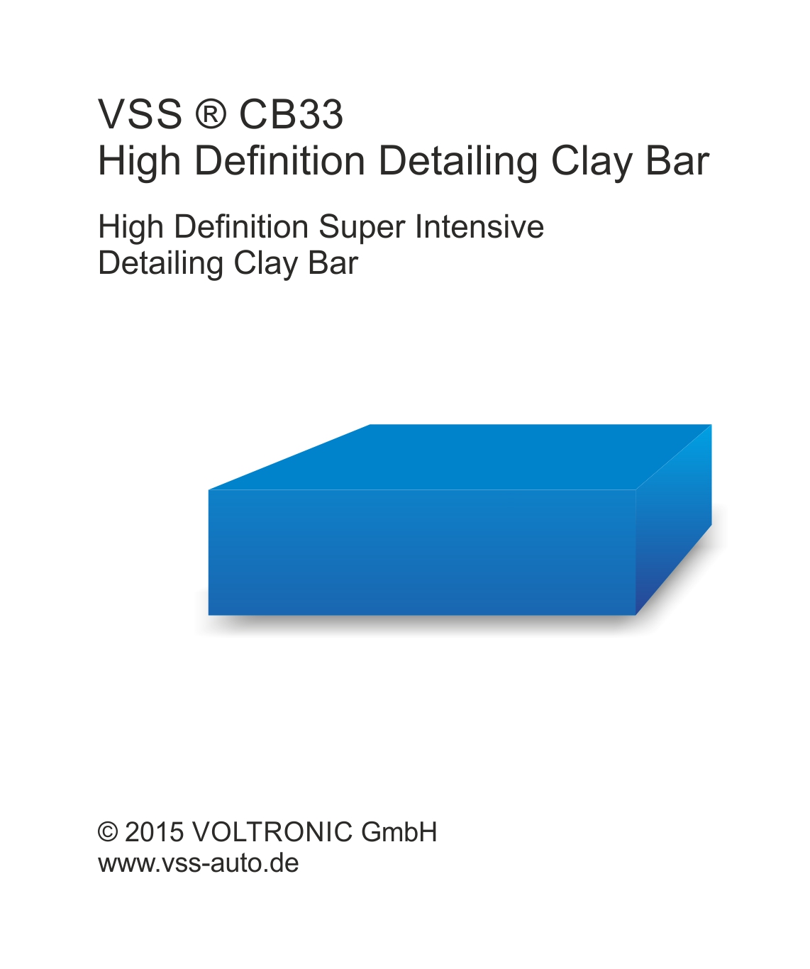 VSS CB33 Detailing Clay Bar