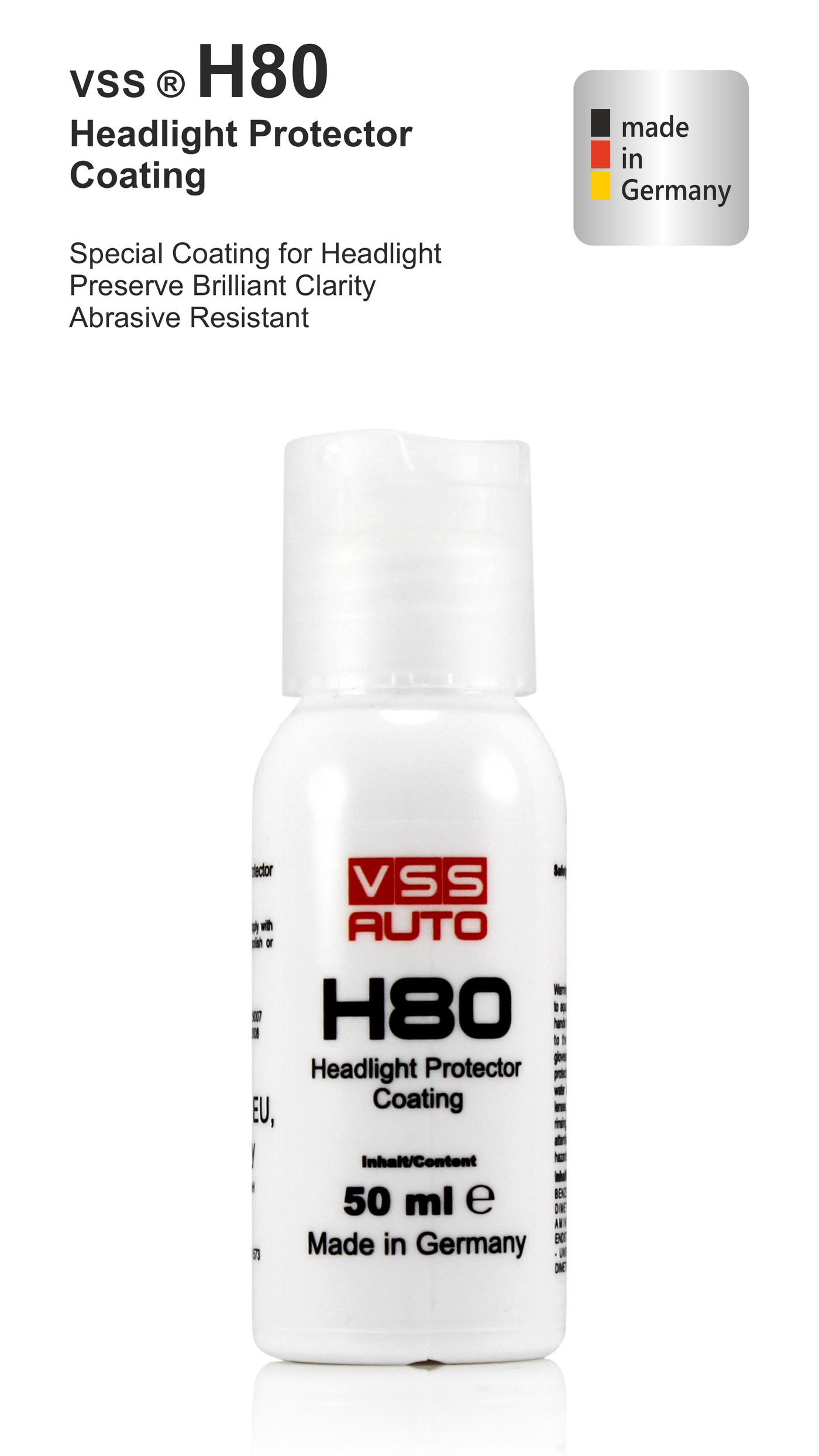 VSS H80 Headlight Protector Coating