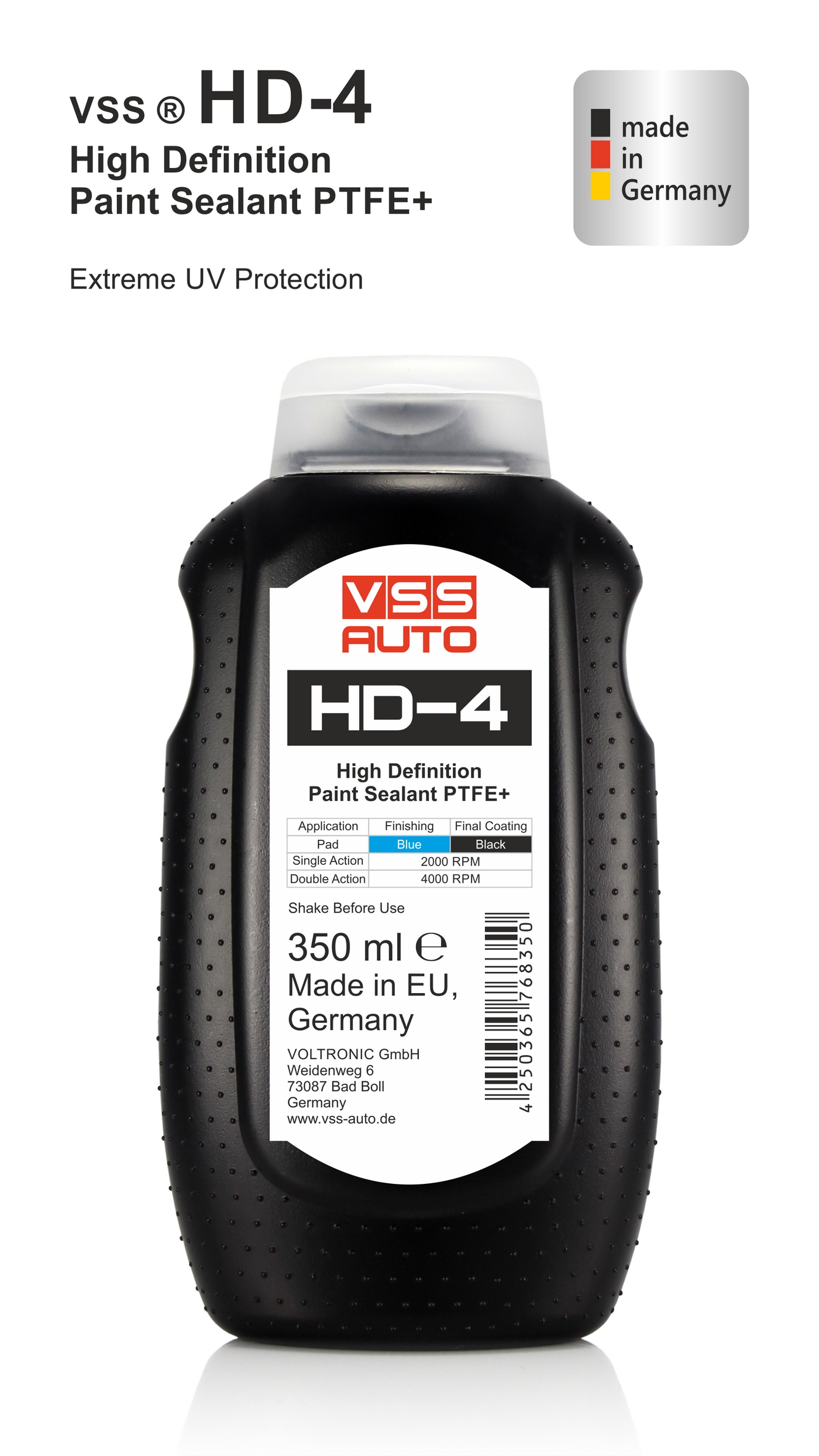 VSS HD-4 High Definition Paint Sealant  PTFE+
