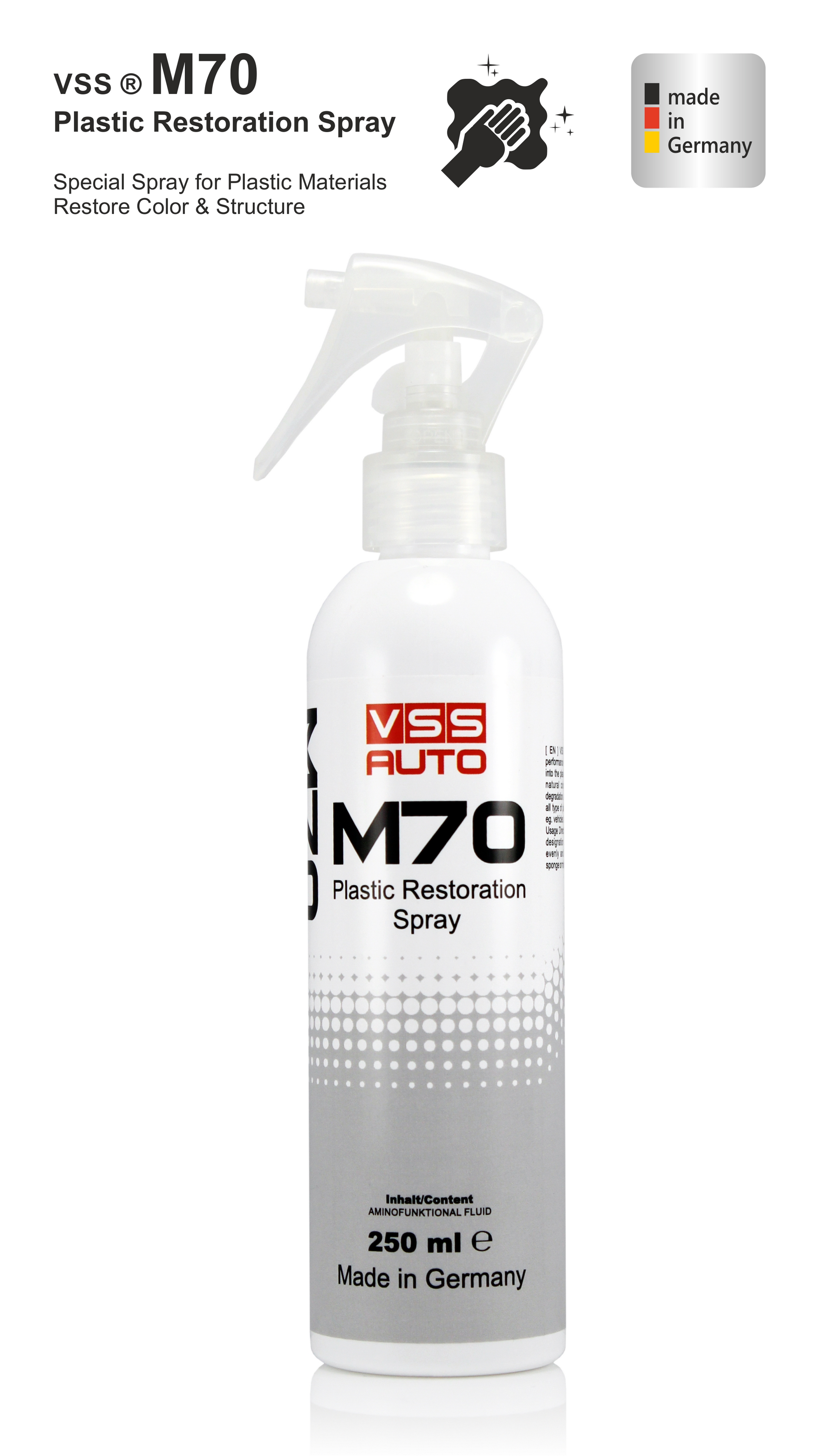 VSS M70  Plastic Restoration Spray