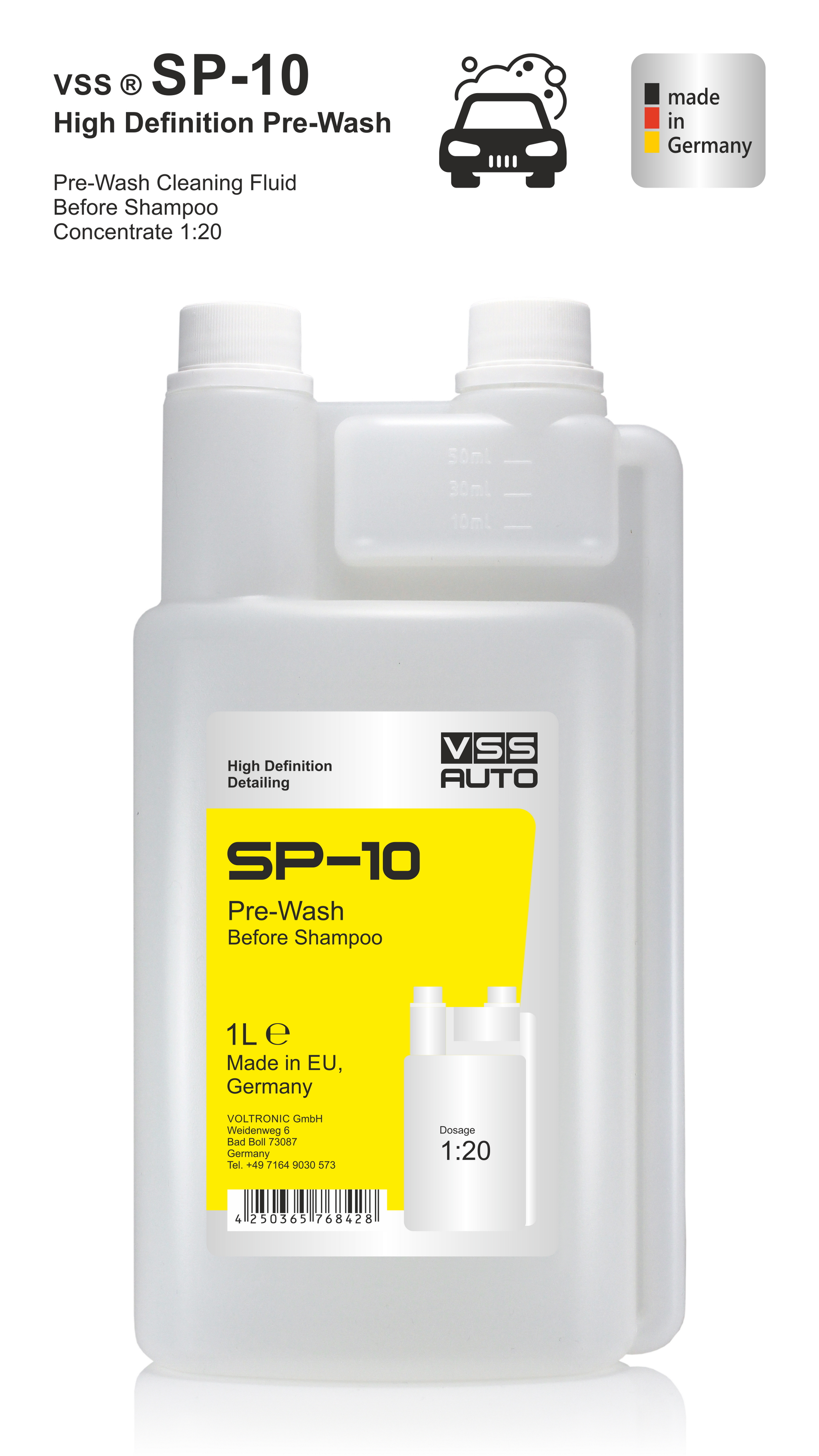 VSS SP-10 High Definition Pre-Wash Before Shampoo