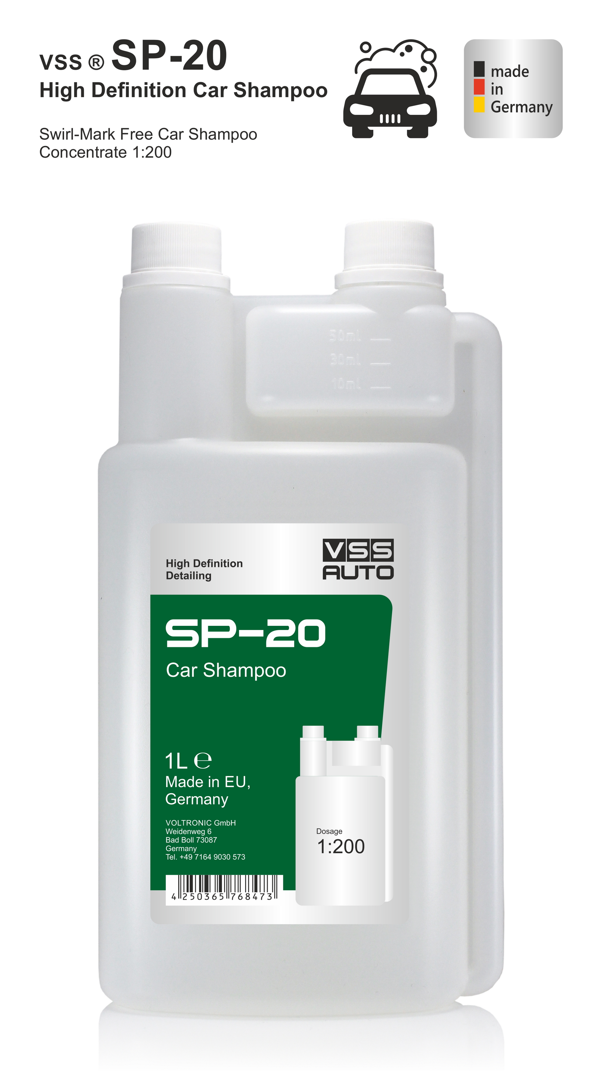 VSS SP-20 High Definition Car Shampoo