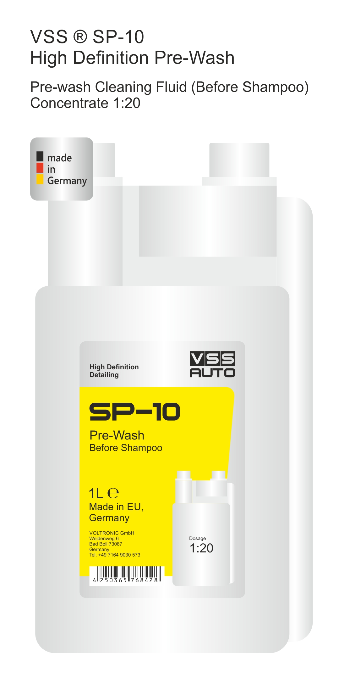 VSS SP-10 Pre-wash (Before Shampoo)