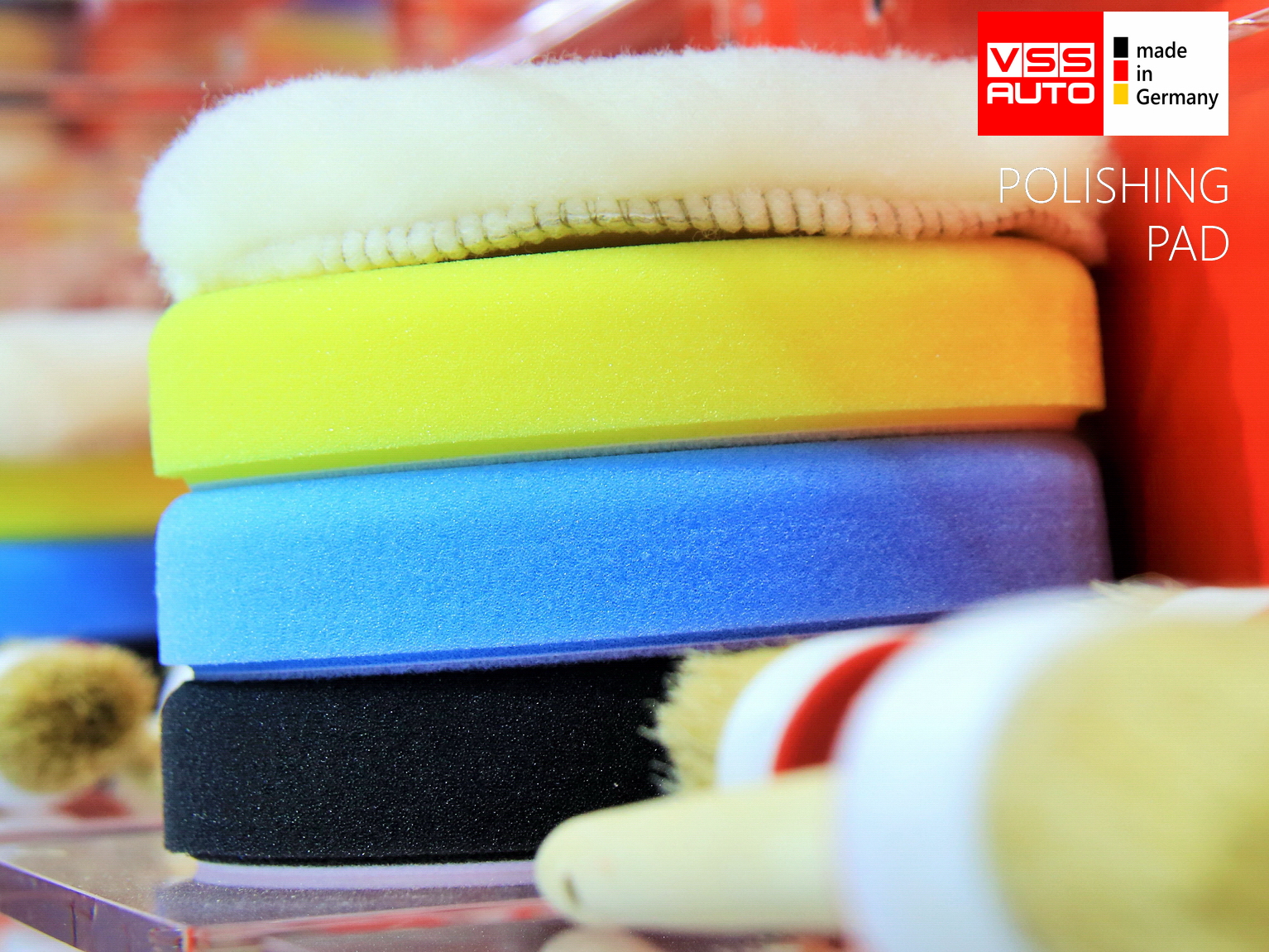VSS High Definition Polishing Pad, Wool Pad, Yellow Pad, Blue Pad, Black Pad