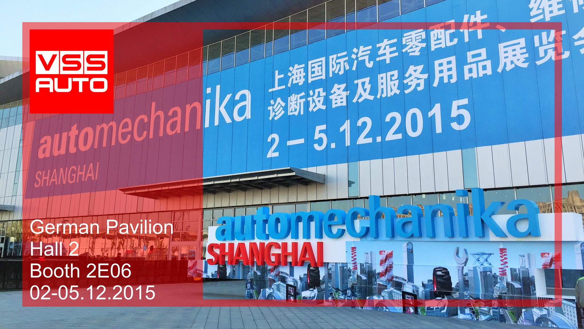 VSS AUTO debut at Automechanika Shanghai 2015